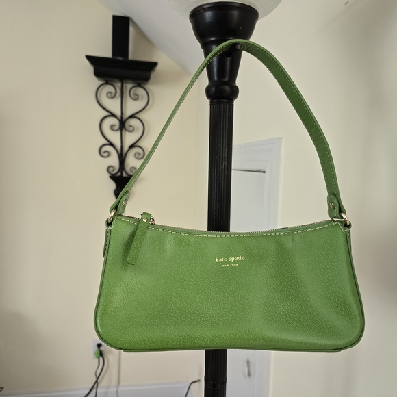 kate spade Handbags - Kate Spade Green Leather Shoulder Bag